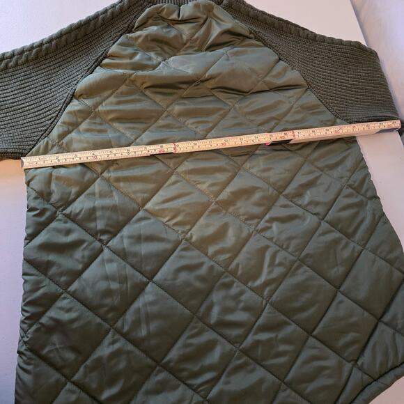 Unbranded Utility Jacket Women's Small Green Full Zip Up Pockets Quilted NWOT - Picture 13 of 16